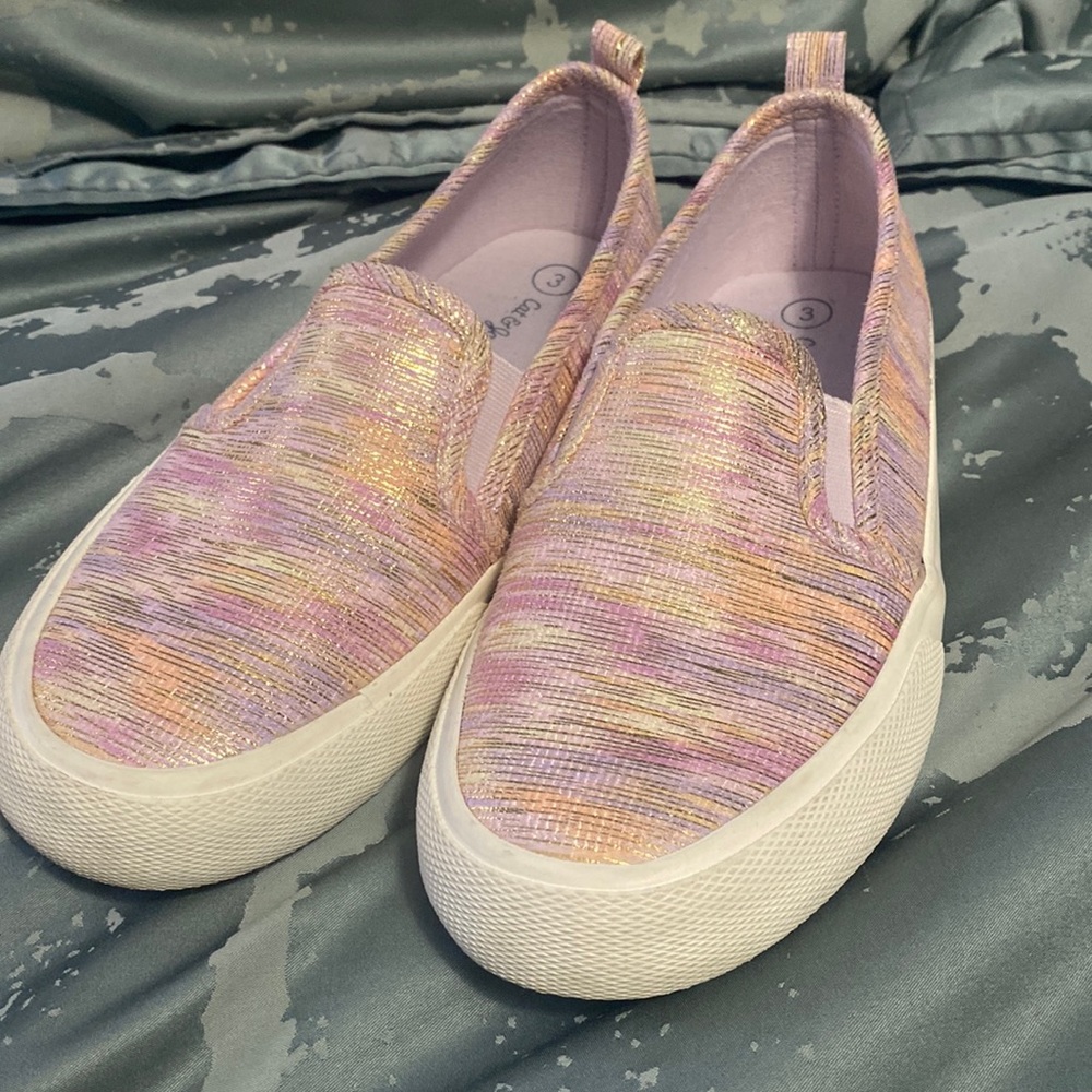 Girls Cat&Jack slip on sneakers